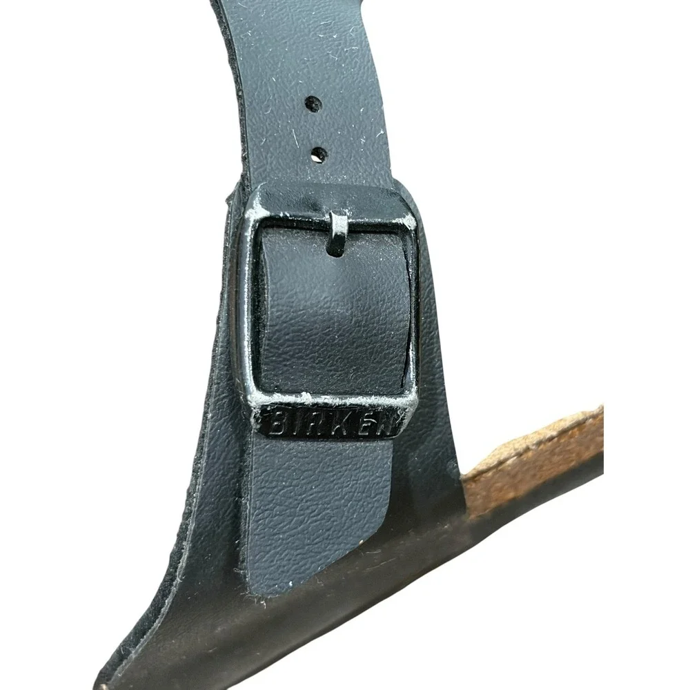Birkenstock Gizeh Black Birko-Flor Thong Sandals Kids Size 33 US‎ Size 2 Summer